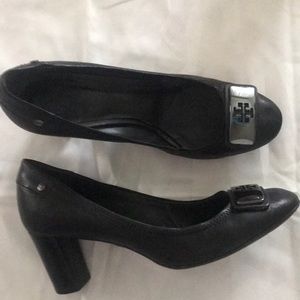 Tory Burch heel pump leather Size 8 M black